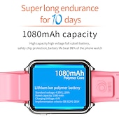 cheap Smartwatch-H1 Smart Watch 1.54 inch Smartwatch Fitness Running Watch Bluetooth 4G Pedometer Alarm Clock Calendar Compatible with Android iOS Kid&#039;s Women GPS with Camera IP 67 31mm Watch Case