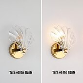 cheap Indoor Wall Lights-2pcs Crystal Wall Lamp E14 Lamp Cap Postmodern Luxury LED Wall Lamp Champagne Crystal Wall Lamp is Suitable for Bedroom Bedside Aisle Study TV Background Wall Lamp