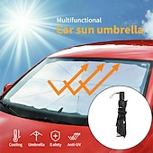 cheap Camping Tarp-Car Sun Shade Protector Parasol Auto Front Window Sunshade Covers Car Sun Protector Interior Windshield Protection Accessories Car Accessories