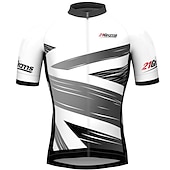 Men's Cycling Jersey Geometric Geometry UK Short Sleeve Bike Jersey Top with 3 Rear Pockets Mountain Bike MTB Road Bike Cycling Quick Dry Reflective Strips Back Pocket Moisture Wicking Sports Yellow 20
