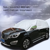 billiga Bilöverdrag-bilkläder halvskydd frostskyddad snötät vattentät solskydd värmeisolerande dammsäker fyra säsong universal