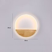 baratos Candeeiros de Parede de interior-Moderno estilo nórdico luz de parede interior led sala de estar sala de jantar luz de parede de metal 220-240v 18 w