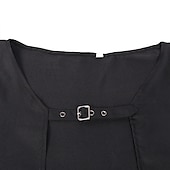 economico Cappotti &amp; Mantelli-Retrò Vintage Punk &amp; Gotico Medievale Mantello Fiera del Ren Strega Medico della peste Vichingo Tinta unica Per uomo Per donna Unisex Vichingo Fantasia Notte di Valpurga Mascherata Feste Adulti