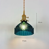 ieftine Designul tamburului și conului-17 cm Insula de proiectare Lumini pandantiv Sticlă Sticlă Galvanizat Modern Stilul nordic 85-265V