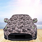 preiswerte Auto-Abdeckungen-Starfire Sonnenschirm regenfester Sonnenschutz hagelfest Wärmeisolierung universell echtes Oxford-Stoff Autojacke spezielles Halbabdeckungsmodell