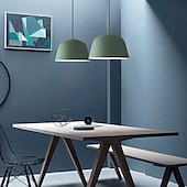 voordelige Hanglampen-25 cm eiland design hanglamp led metaal gelakte afwerkingen moderne nordic stijl 85-265v