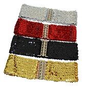 cheap Belt-Women&#039;s Wide Belt Corset Belt Metal Chain Canvas Metal Bucke Geometric Formal Party Daily Black Silver Gold Red