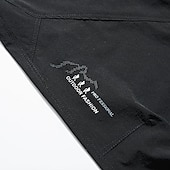 halpa Housut ja shortsit-Miesten Vaellushousut Työhousut Kesä Ulko- Hengittävä Kevyt Pehmeä Mukava Alaosat Musta Harmaa Kalastus Kiipeily Juoksu L XL XXL XXXL 4XL