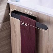 abordables Barres repose-serviettes-Porte-Serviettes Sans Perçage, Pporte-Serviettes Mural en Acier Inoxydable 304 pour Salle de Bain et Cuisine, Support Mural Autocollant pour Meubles de Salle de Bain