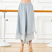 preiswerte Ballettbekleidung-Ballett Hosen Pure Farbe Damen Ausbildung Freizeitskleidung Hoch lyocell
