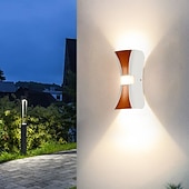 abordables Apliques de pared para interior-Aplique exterior estilo nórdico led dormitorio tiendas/cafeterías aplique aluminio interior ip44 85-265v 1 w