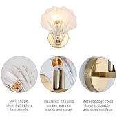 cheap Indoor Wall Lights-2pcs Crystal Wall Lamp E14 Lamp Cap Postmodern Luxury LED Wall Lamp Champagne Crystal Wall Lamp is Suitable for Bedroom Bedside Aisle Study TV Background Wall Lamp