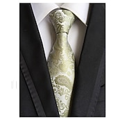 billige Slips og sløyfer til herrer-Herre Slips Kontor Bryllup Herre Formell Stil Moderne Stil Jacquard Mote Jacquardvevnad Formell Virksomhet Formell kveld