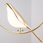 ieftine Lumini pandantive-91 cm pandantiv reglabil candelabru cu led design pasăre metal contemporan stil nordic sufragerie 110-120v 220-240v