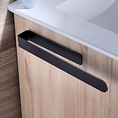 abordables Barres repose-serviettes-Porte-Serviettes Sans Perçage, Pporte-Serviettes Mural en Acier Inoxydable 304 pour Salle de Bain et Cuisine, Support Mural Autocollant pour Meubles de Salle de Bain