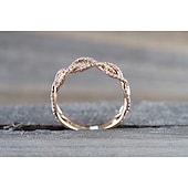 abordables Bagues-Bague / Anneaux Mariage Classique Or rose Alliage Mode simple Elégant 1 pc / Femme / Soirée / Cadeau