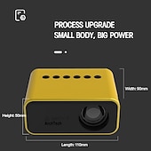 economico Proiettori-archtech yt500 led mini proiettore 320x240 pixel supporta 1080p audio usb portatile home media vid home theater video beamer vs yg300