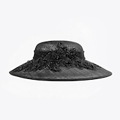 halpa Juhlahatut-Tyylikkäät söpöt hatut applikaatioilla  kukilla  yksivärisiä 1 kpl juhlia  ilta  tee-juhla  Melbourne Cup päähine dress to impress derby hatut kilpa päivänä 2025