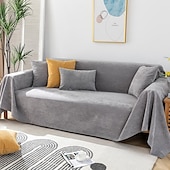 cheap Sofa Blanket-Waterproof Couch Covers Sofa Towel Blanket Farmhouse Slipcovers For Dogs Pet,Sectional Sofa Cover For Love Seat,L Shaped,3 Seater,Arm Chair,Washable Couch Durable Protector