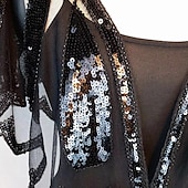 billige bryllup gjesteomslag-1920-talls Gatsby Glitter Bolero Kvinne Wrap Sjaler Vintage Ermløs Paillettes Wraps Med Pailletter Til Fest Bryllupsgjester Vår Sommer Høst kle deg å imponere