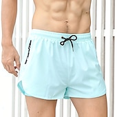 abordables maillots de bain et shorts de surf-Homme Short de bain Short de Bain Natation Séchage rapide Poids Léger Short de bain Maillot de bain Avec poches Doublure de compression Cordon Natation Surf Plage Sports nautiques Couleur Pleine Eté