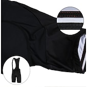 billige Shorts, tights og bukser for menn-Herre Bib Shorts 3D polstret shorts Sykkel Shorts Bunner Semi-formsydd Fjellsykling Veisykling sport Pustende Hurtigtørkende Fukttransport Bekvem Svart Gul Lycra Klær Avanceret Sykkelklær