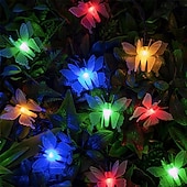baratos Alimentado por Pilha-Luzes de corda led borboleta 1.5/3 m decoração de luzes de fadas de casamento ao ar livre luzes de natal alimentadas por bateria festa natalícia decoração de varanda de jardim