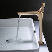 abordables Robinets de lavabo-robinet de lavabo de salle de bain - robinets de bain monotrou classiques électroplaqués