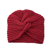 tanie Kapelusze-muslim inner hijab caps bohemia turban cross wrap head indian hat knitting hijab bonnet turbante cap for women wear
