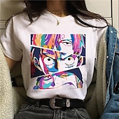 cheap Cartoon &amp; Movie Character Graphic-One Piece Monkey D. Luffy Roronoa Zoro T-shirt Anime Cartoon Anime Harajuku Graphic Kawaii For Couple&#039;s Men&#039;s Women&#039;s Adults&#039; Back To School Hot Stamping