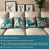 cheap Animal Style-1pc Throw Pillow Cover Ocean Tutle Animal Zipper Traditional Classic Outdoor Cushion for Sofa Couch Bed Chair