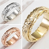 economico Anelli-Anello Classico in Oro Rosa Oro Argento Rame Semplice 1pc  Abito per Donne da Impressionare