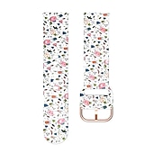 baratos Pulseiras de relógio Fitbit-Pulseira de Smartwatch Compatível com Fitbit Versa 2 / Versa Lite / Versa SE / Versa Silicone Relógio inteligente Alça Impermeável Ajustável Respirável Estampado Floral Substituição Pulseira