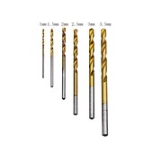 cheap Drill Bit Set-60pcs Titanium Plated Twist Drill Set High Speed Steel Straight Shank Mini Hole Twist Drill 1-3.5mm Electric Drill Drill Bit