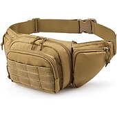 cheap Bookbags-Men Waist Pack Nylon Hiking Phone Pouch Outdoor Sports Climbing Camping Belt Bag, Back to School Gift