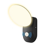 abordables luces de pared al aire libre-Sensor de movimiento de 12w, luz de pared para exteriores, control led, interruptor automático, reflector impermeable para exteriores, pasillo de jardín, terraza, puerta interior para exteriores,