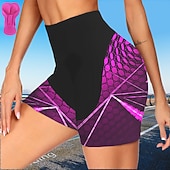 abordables Pantalones, shorts y faldas de mujer-Mujer Graphic Estampado Pantalones cortos de ciclismo de carretera Pantalones cortos bicicleta Culotte Ciclismo Bicicleta Bermudas Pantalones Cortos Acolchados MTB Bicicleta Montaña Ciclismo Carretera