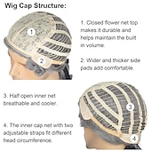 cheap Historical Wigs-Hair Grey Colonial Wig Mens Powdered Wig for Cosplay Judge Lawyer Wig Funny Wigs  Wigs