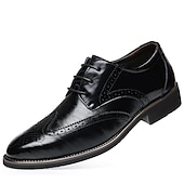 Men's Classic Blue Faux Leather Oxford Shoes with Brogue Detailing and Lace-up Closure – Formal & Casual Wear 13