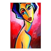 economico Ritratti-Mintura Figura Fatta A Mano Pittura A Olio Su Tela Decorazione Della Parete Di Arte Moderna Immagine Astratta Per La Decorazione Domestica Pittura Arrotolata Senza Cornice Non Allungata