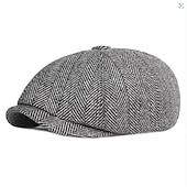 cheap Accessories and More-The Great Gatsby Gangster Retro Vintage Roaring 20s 1920s Beret Hat Men&#039;s All Costume Hat Vintage Cosplay Event / Party Festival Hat New Year