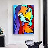 economico Ritratti-Mintura Figura Fatta A Mano Pittura A Olio Su Tela Decorazione Della Parete Di Arte Moderna Immagine Astratta Per La Decorazione Domestica Pittura Arrotolata Senza Cornice Non Allungata