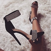 cheap Nightlife Party-Women&#039;s Elegant Rhinestone Embellished High Heel Wedding Sandals - Perfect Bridal Shoes for Special Occasions