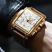 olcso Quartz órák-olevs eredeti luxus dekoratív férfi karóra világító kronográf multifunkcionális kvarc óra alkalmi felső márkás karóra 9925