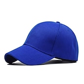 economico Cappelli-1 pz berretto unisex casual solido curvo visiera parasole berretto da baseball cappelli di snapback regolabili per le donne uomini hip hop cap street papà cappello