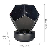 ieftine lumini proiectoare galaxie stele-Led proiector înstelat lampă de noapte de noptieră planetario casero pentru copii creșă de copii proiector de constelație planetariu lumini de peisaj nocturn decor acasă dormitor