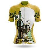 baratos Camisolas femininas-Mulheres Camisa para Ciclismo Gráfico Manga Curta Moto Camisa / Roupas Para Esporte Blusas com 3 bolsos traseiros Ciclismo de Montanha Ciclismo de Estrada Secagem Rápida Tiras Refletoras Bolso