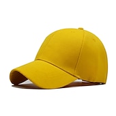 economico Cappelli-1 pz berretto unisex casual solido curvo visiera parasole berretto da baseball cappelli di snapback regolabili per le donne uomini hip hop cap street papà cappello