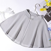 economico Stole da matrimonio-Cappotto avvolgente donna vintage elegante senza maniche avvolge con colore puro per matrimonio vestito estivo per impressionare