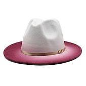 economico Cappelli per feste-Unisex Cappello Cappelli da pescatore Protezione solare Caldo Matrimonio Feste Tinta unita Multicolore